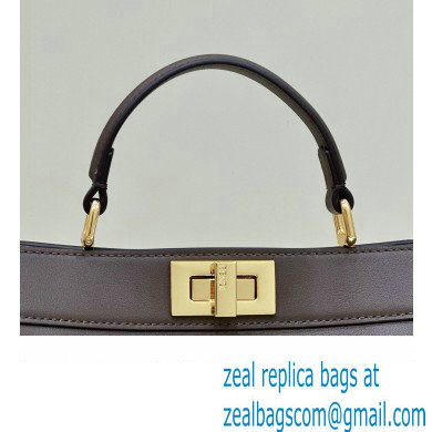 Fendi Peekaboo ISeeU Small Bag in nappa Leather Coffee 2024