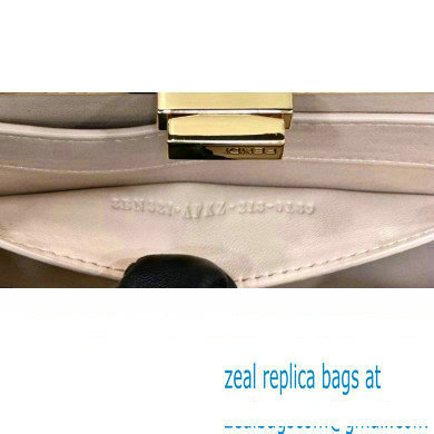 Fendi Peekaboo ISeeU Small Bag in nappa Leather Coffee 2024