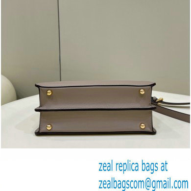 Fendi Peekaboo ISeeU Small Bag in nappa Leather Dove Gray 2024