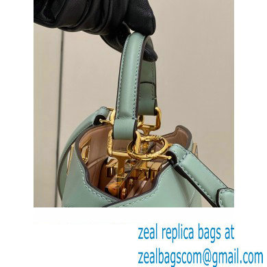 Fendi Peekaboo ISeeU Small Bag in nappa Leather Light Green 2024