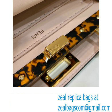 Fendi Peekaboo ISeeU Small Bag in nappa Leather Light Green 2024