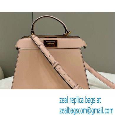 Fendi Peekaboo ISeeU Small Bag in nappa Leather Nude Pink 2024