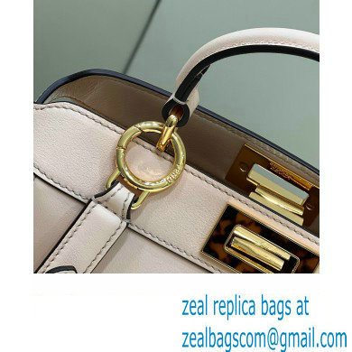 Fendi Peekaboo ISeeU Small Bag in nappa Leather Nude Pink 2024