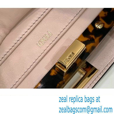 Fendi Peekaboo ISeeU Small Bag in nappa Leather Nude Pink 2024