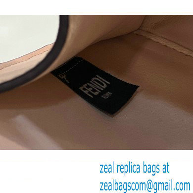Fendi Peekaboo ISeeU Small Bag in nappa Leather Nude Pink 2024
