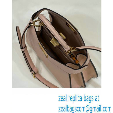 Fendi Peekaboo ISeeU Small Bag in nappa Leather Nude Pink 2024