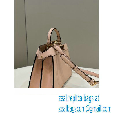 Fendi Peekaboo ISeeU Small Bag in nappa Leather Nude Pink 2024
