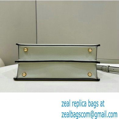 Fendi Peekaboo ISeeU Small Bag in nappa Leather Pale Green 2024