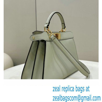 Fendi Peekaboo ISeeU Small Bag in nappa Leather Pale Green 2024