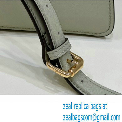 Fendi Peekaboo ISeeU Small Bag in nappa Leather Pale Green 2024