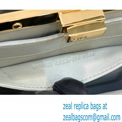 Fendi Peekaboo ISeeU Small Bag in nappa Leather Pale Green 2024