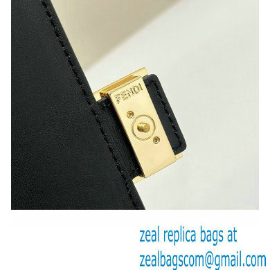 Fendi Wallet On Chain Baguette Bag in Black nappa leather 2024