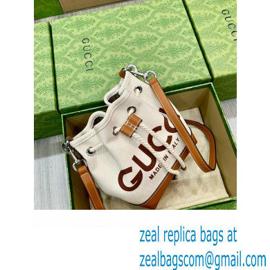 GUCCI Mini shoulder bag with Gucci print 777166 BROWN 2024
