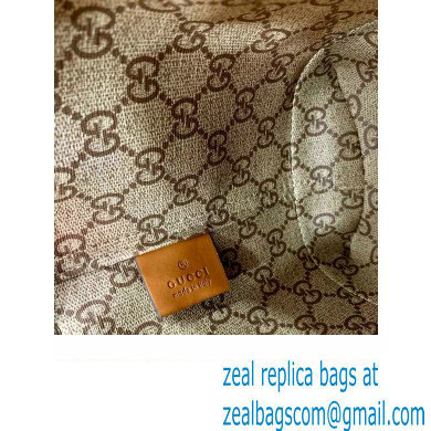 GUCCI Mini shoulder bag with Gucci print 777166 BROWN 2024