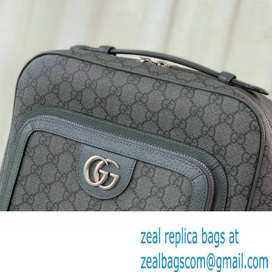 GUCCI Ophidia GG medium backpack IN Grey and black GG Supreme canvas 745718 2024