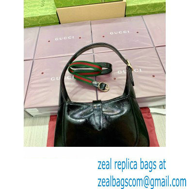 Gucci Jackie small shoulder bag 782849 IN BLACK patent leather 2024