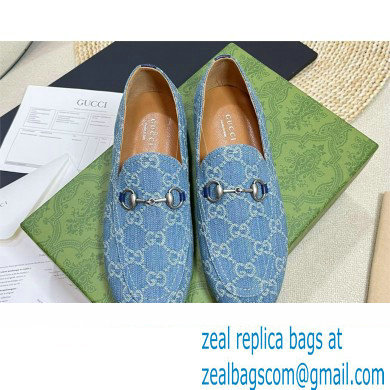 Gucci Princetown GG Monogram Denim Loafers 2024