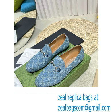 Gucci Princetown GG Monogram Denim Loafers 2024