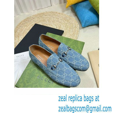 Gucci Princetown GG Monogram Denim Loafers 2024