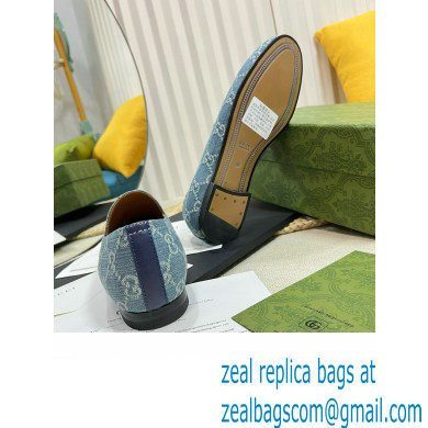 Gucci Princetown GG Monogram Denim Loafers 2024