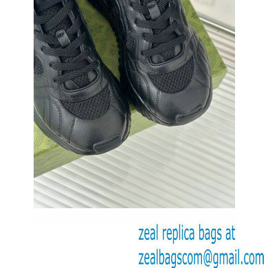 Gucci Ripple trainer Women/Men Sneakers in leather Black 2024