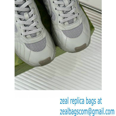Gucci Ripple trainer Women/Men Sneakers in leather Pale Gray 2024