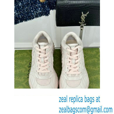 Gucci Ripple trainer Women/Men Sneakers in leather Pale Pink 2024