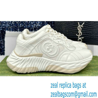 Gucci Ripple trainer Women/Men Sneakers in leather White 2024