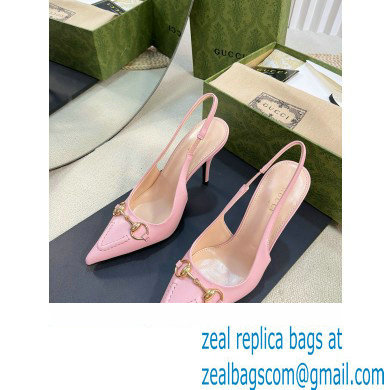 Gucci Women's Horsebit slingback pump 782408 pink 2024
