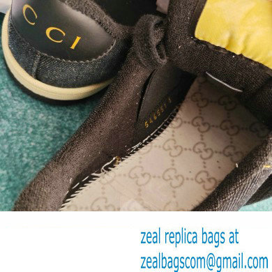 Gucci black denim Screener sneaker SNEAKERS 771097 2024