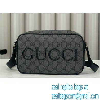 Gucci mini shoulder bag in black GG Supreme canvas 768391 2024
