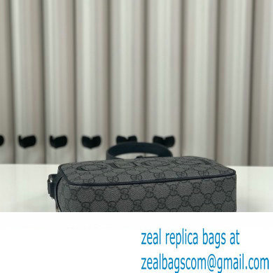 Gucci mini shoulder bag in black GG Supreme canvas 768391 2024