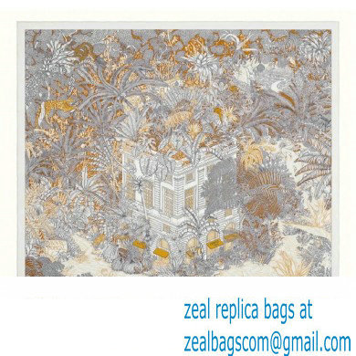 Hermes scarf 90x90cm in silk twill Top Quality 101 2024