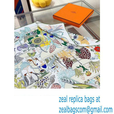 Hermes scarf 90x90cm in silk twill Top Quality 108 2024