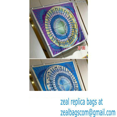 Hermes scarf 90x90cm in silk twill Top Quality 113 2024