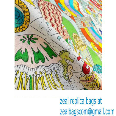 Hermes scarf 90x90cm in silk twill Top Quality 126 2024