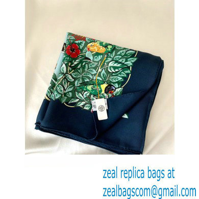 Hermes scarf 90x90cm in silk twill Top Quality 131 2024