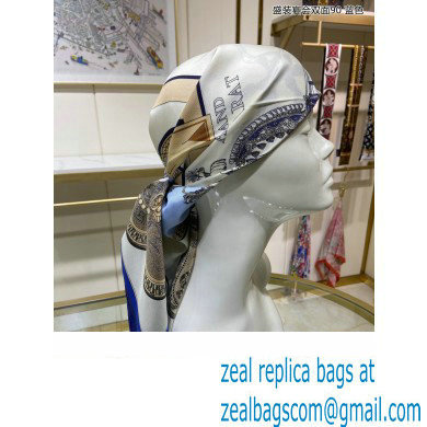 Hermes scarf 90x90cm in silk twill Top Quality 138 2024