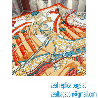 Hermes scarf 90x90cm in silk twill Top Quality 145 2024
