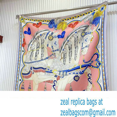 Hermes scarf 90x90cm in silk twill Top Quality 146 2024