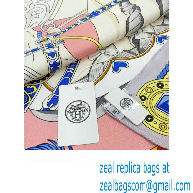 Hermes scarf 90x90cm in silk twill Top Quality 146 2024