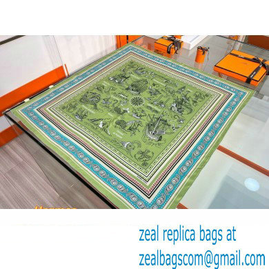 Hermes scarf 90x90cm in silk twill Top Quality 77 2024