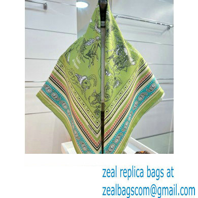 Hermes scarf 90x90cm in silk twill Top Quality 77 2024