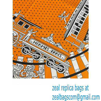 Hermes scarf 90x90cm in silk twill Top Quality 82 2024