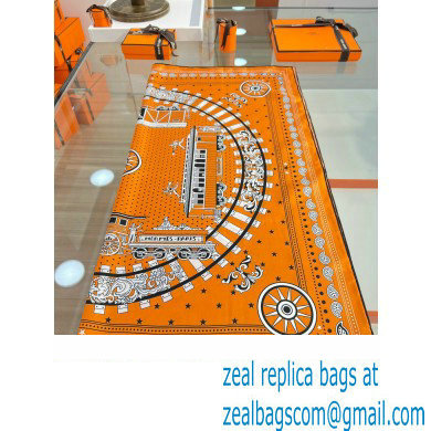 Hermes scarf 90x90cm in silk twill Top Quality 82 2024