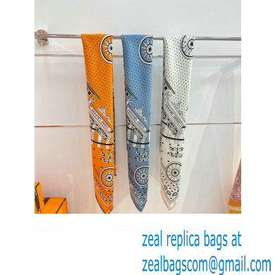 Hermes scarf 90x90cm in silk twill Top Quality 83 2024