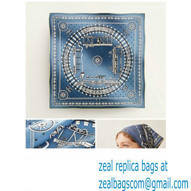 Hermes scarf 90x90cm in silk twill Top Quality 83 2024