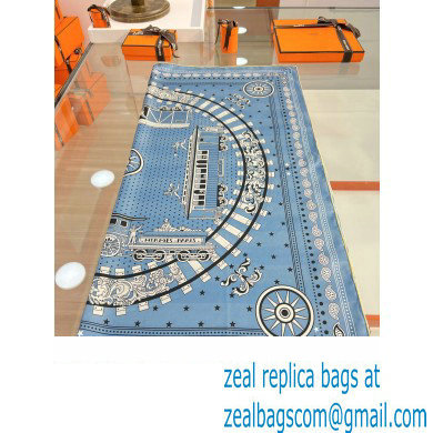Hermes scarf 90x90cm in silk twill Top Quality 83 2024