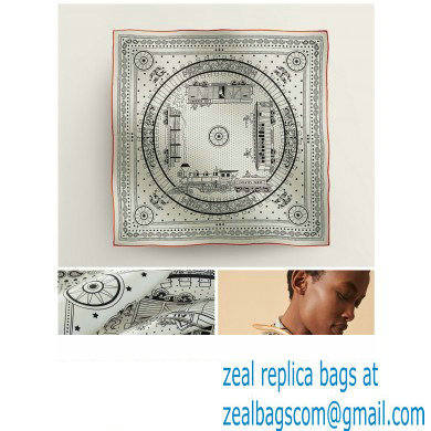 Hermes scarf 90x90cm in silk twill Top Quality 84 2024