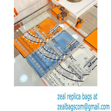Hermes scarf 90x90cm in silk twill Top Quality 84 2024